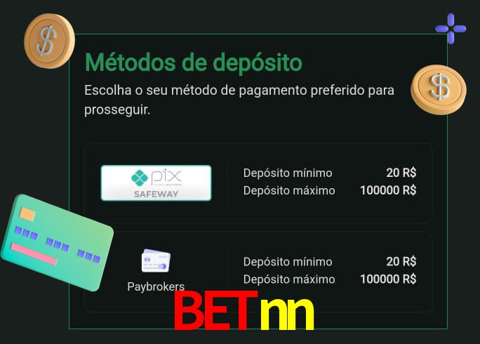 O cassino betnn oferece uma grande variedade de métodos de pagamento